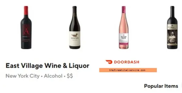 DoorDash alcohol delivery