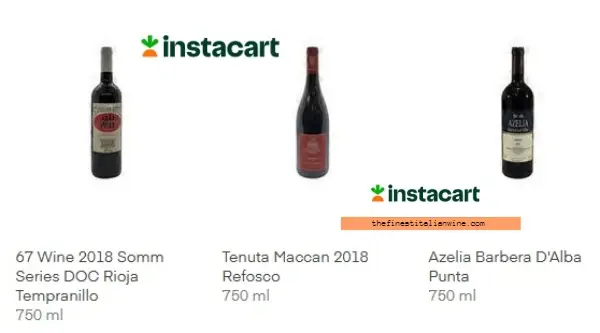 Instacart alcohol delivery