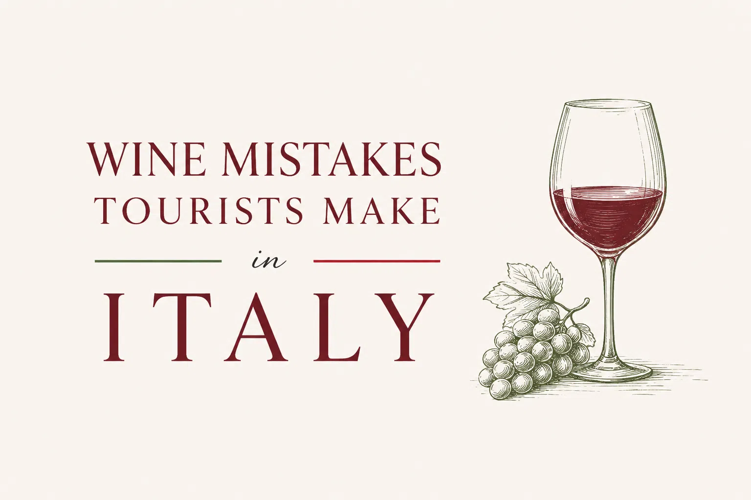 Tourists enjoying wine at a traditional Italian restaurant during a long Italian lunch